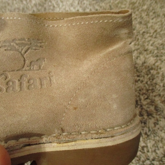 Bata Safari Chukka Boots‎ Suede Leather Men's 5 Tan Lace Up - Picture 14 of 16